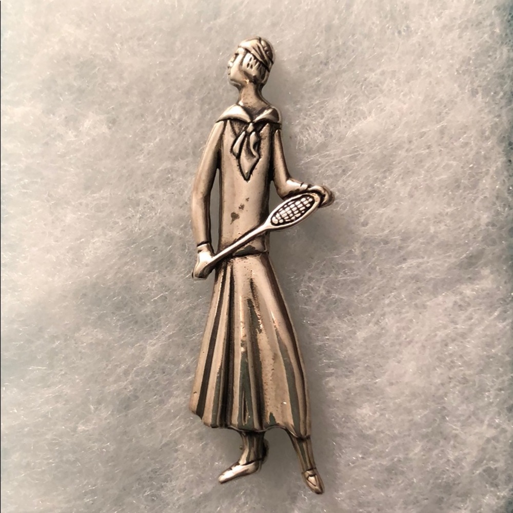 Vintage Tennis Brooch